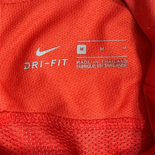 Nike Dri-FIT Training T-Shirt in bright red with black detailing