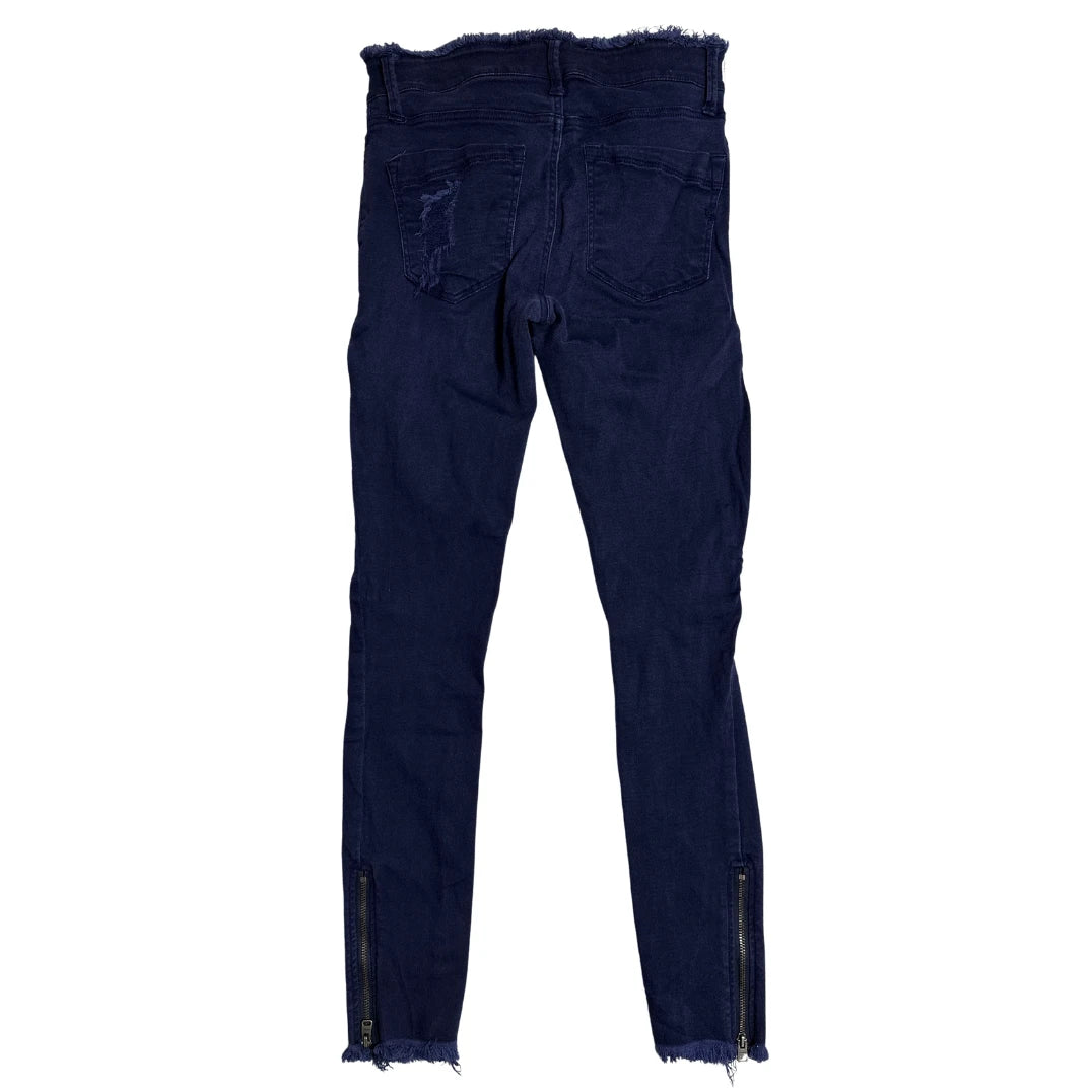 EXPRESS Women’s Distressed Skinny Blue Jeans