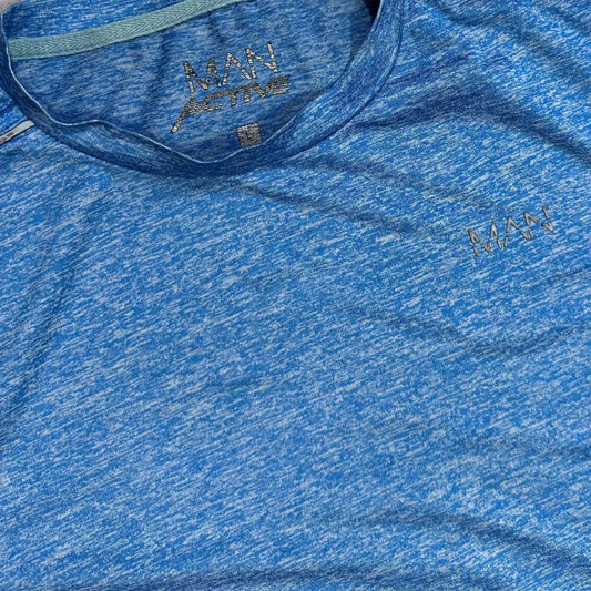 Blue Marl Performance T-Shirt (MAN Active).