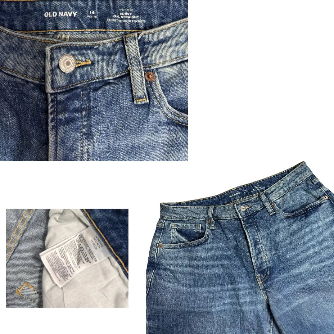 Old Navy High Rise Curvy Straight Women Jeans
