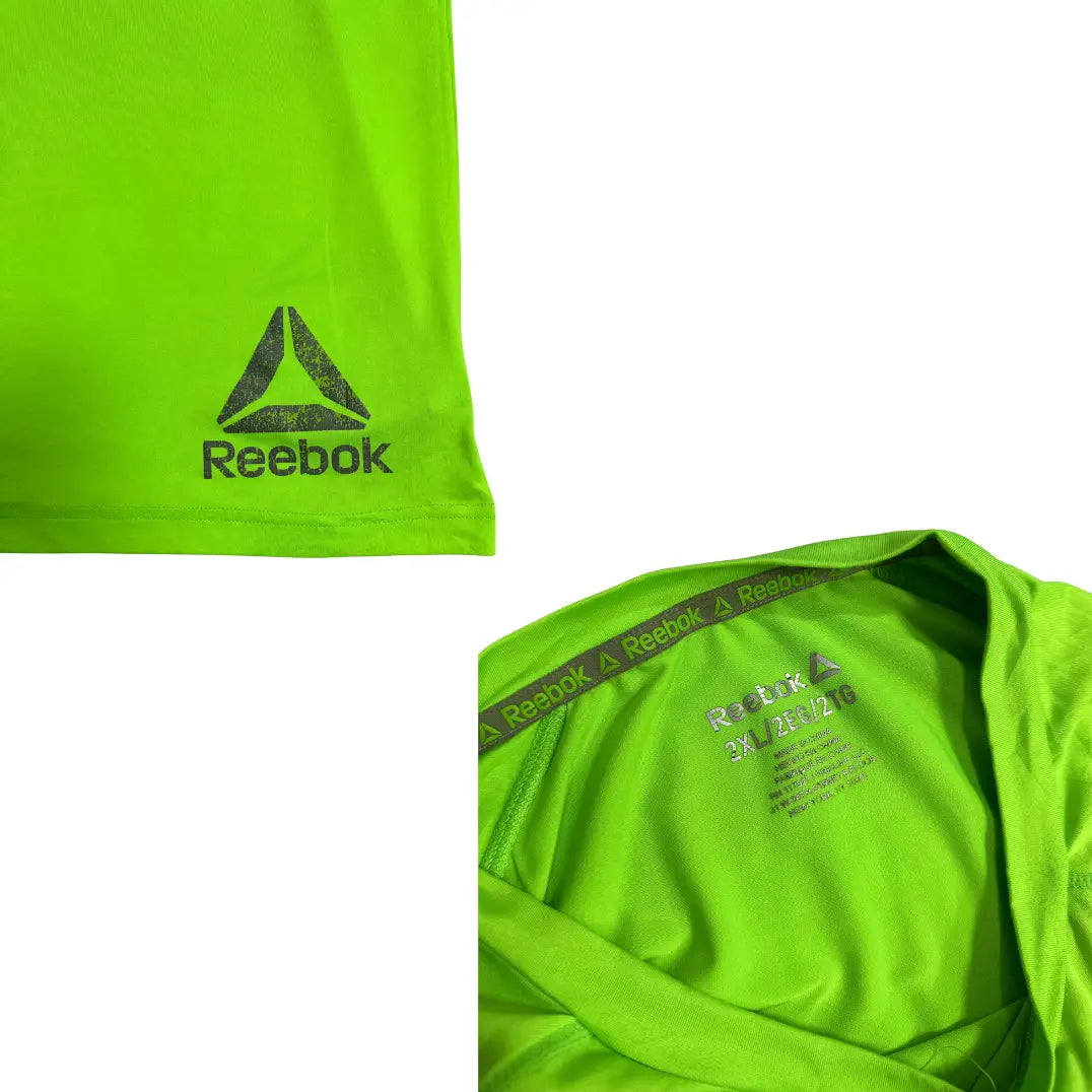 🟢 Reebok Neon Green Performance T Shirt – Original