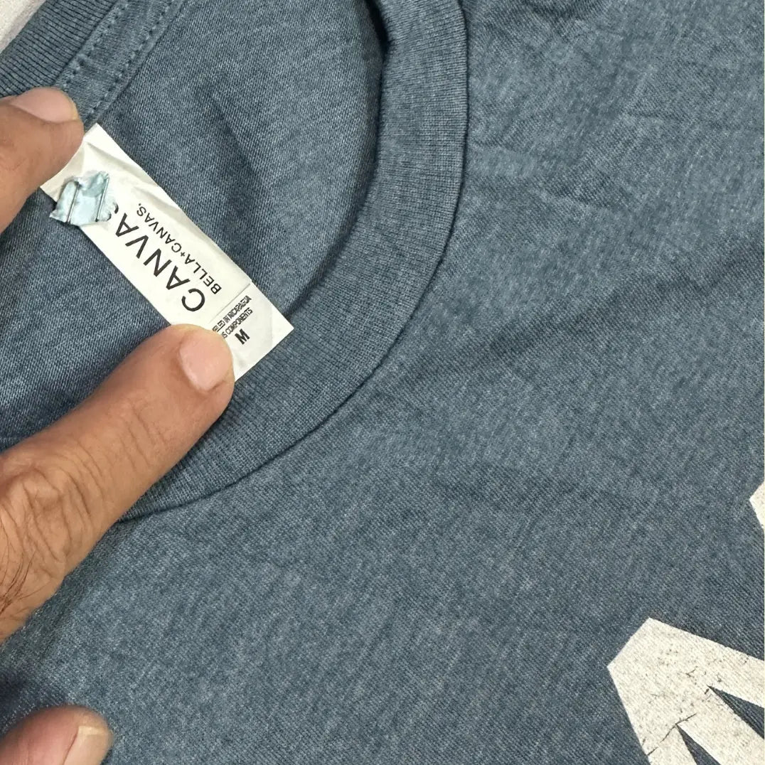 🩵 “Common Desk” Minimal Blue Tee