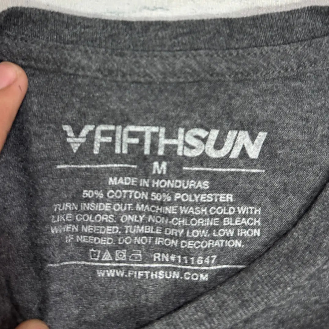 π Fifth Sun NASA Logo Tee β Space Explorer Edition Charcoal Heather