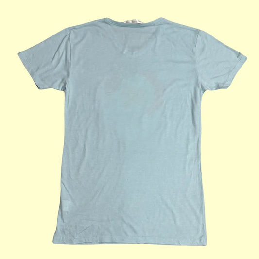 🎅 The Royal Standard “Vintage Santa” Christmas Tee – Holiday Cheer Edition (Sky Blue)