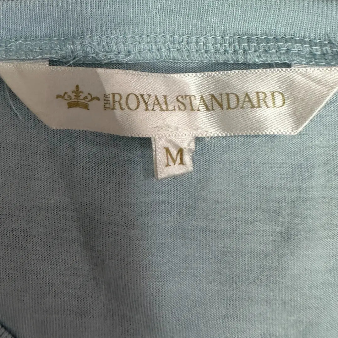 🎅 The Royal Standard “Vintage Santa” Christmas Tee – Holiday Cheer Edition (Sky Blue)