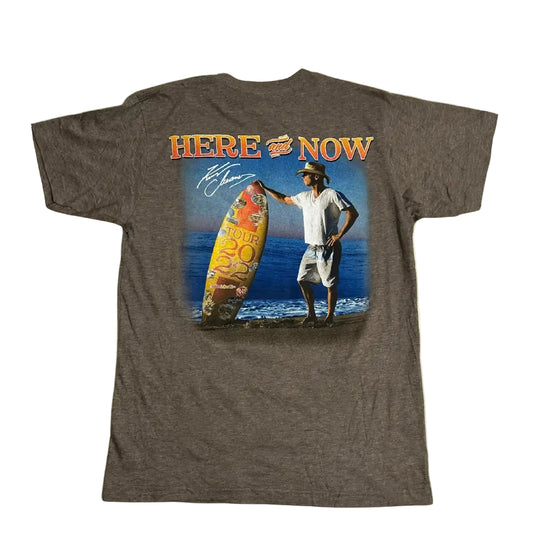 🎵 Kenny Chesney “Here and Now” Tour 2022 Tee – No Shoes Nation Edition (Brown Heather)