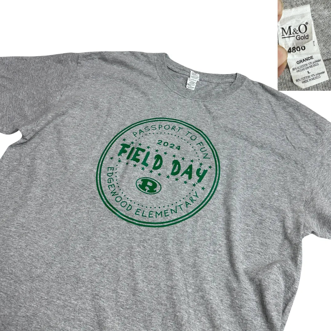 M&O ® Gold “Field Day 2024” Graphic T-Shirt – Casual Event Tee 👕🌿