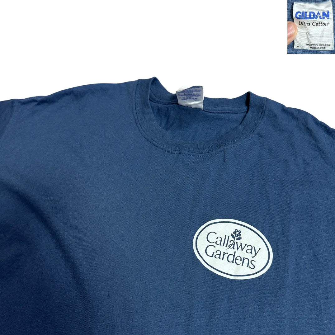 Blue Minimal Logo Cotton T-Shirt 👕💙