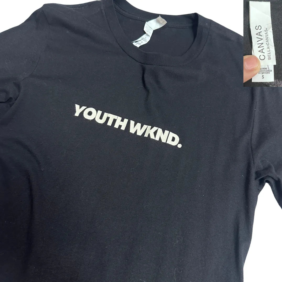 Bella Canvas® Youth WKND Minimal Black Tee