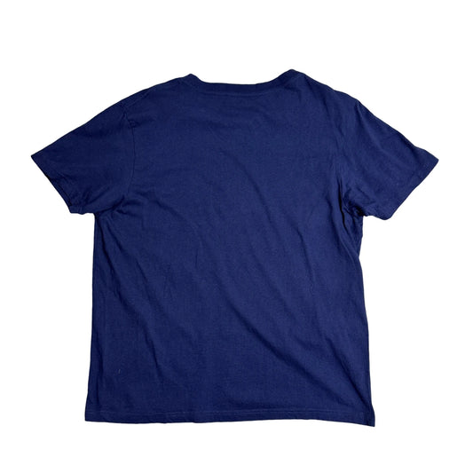 Classic Navy Crew Neck Essential T-Shirt(L)
