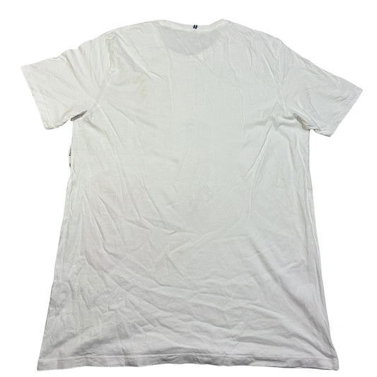 Esprit White Men's T-Shirts Men Cotton T Shirts
