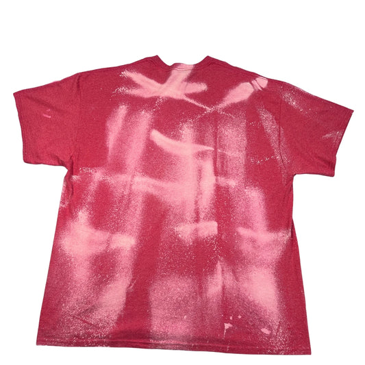 Gildan Pink Faded "P" Graphic T-Shirt-2XL