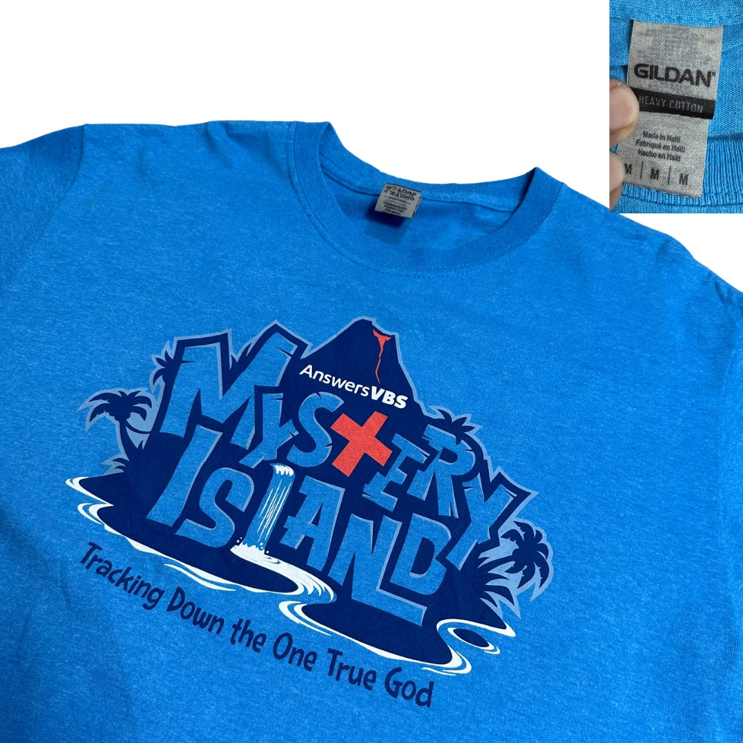 Gildan ® Answers VBS Mystery Island Graphic T-Shirt – Faith Theme Edition 🌴👕