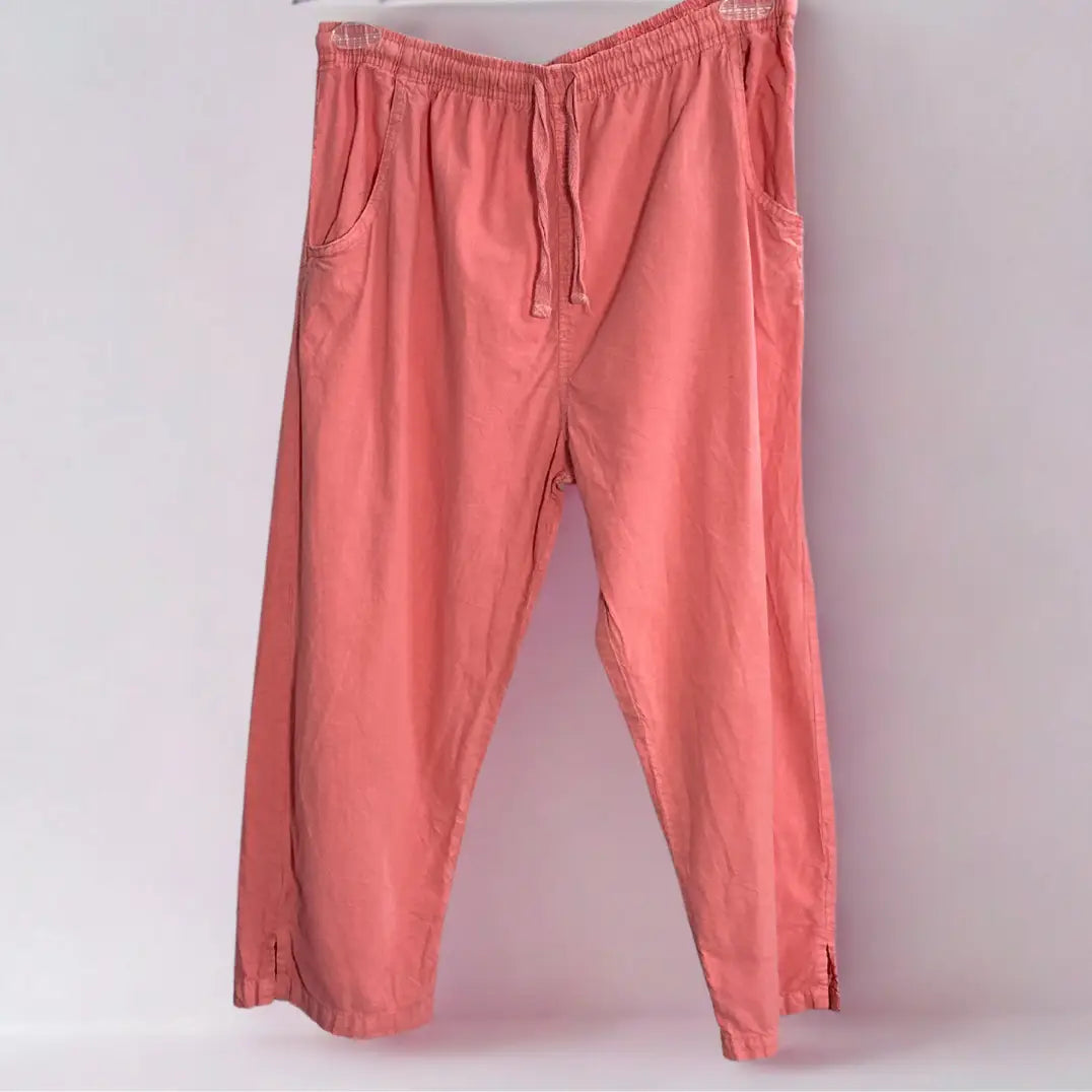 Coral Capri Pants