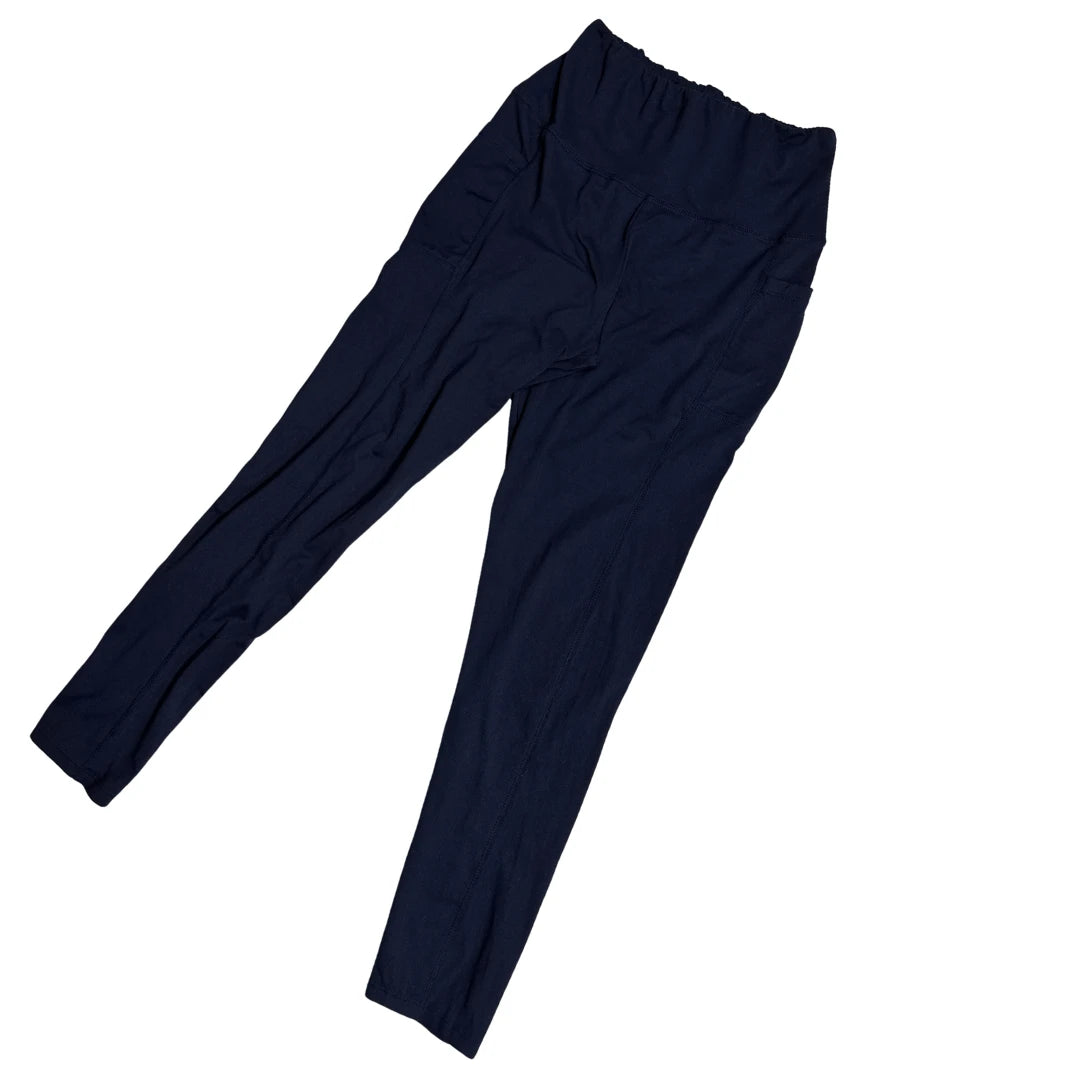 Classic Navy Performance Active Leggings(M)