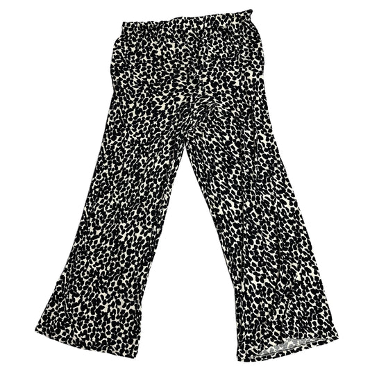 H&M ® Monochrome Animal Print Flare Pants