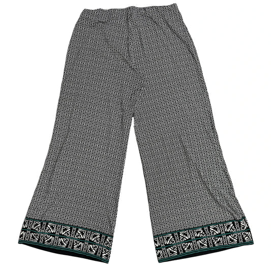 STUDIO M® Geometric Print Wide-Leg Palazzo Pants