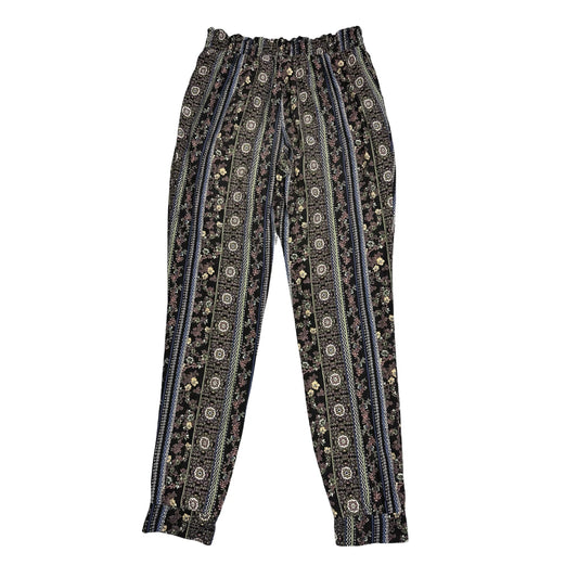 Mudd® Black Printed Casual Lounge Bottom(M)