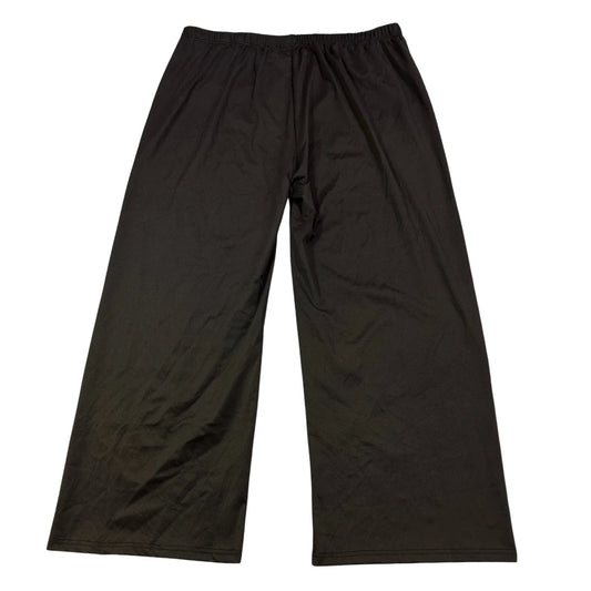 Black Wide Leg Stretch Lounge Pants