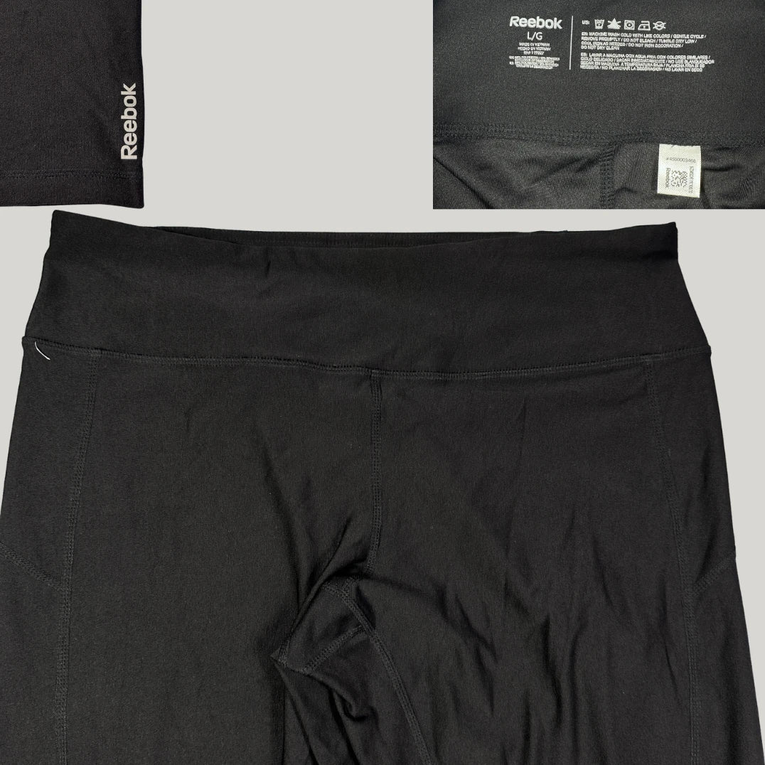 Reebok® Black Capri Leggings Athletic-L
