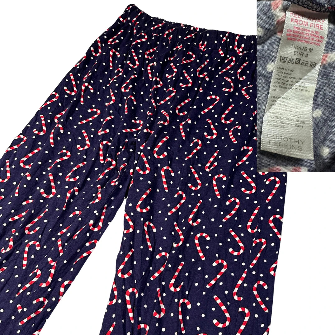 Dorothy Perkins® Navy Pajama Pants Printed-M