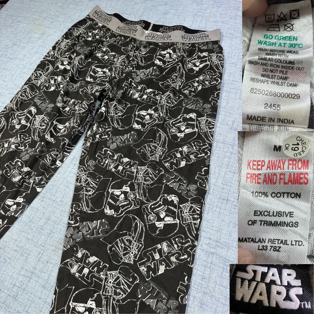 Star Wars® Black Pajama Pants Graphic-L