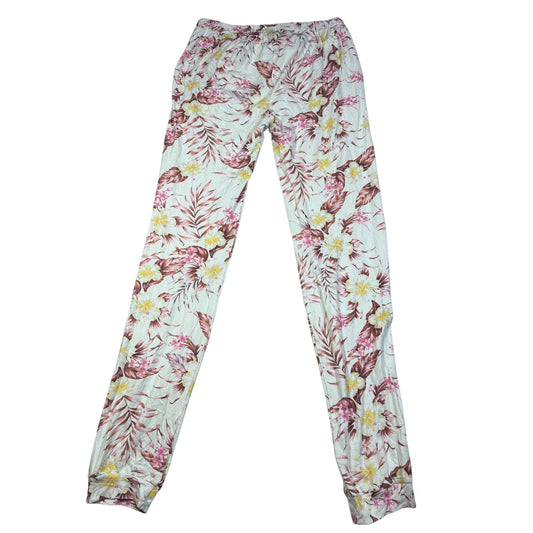 Jeff Banks White Women's Floral Print-S Ladies Bottom
