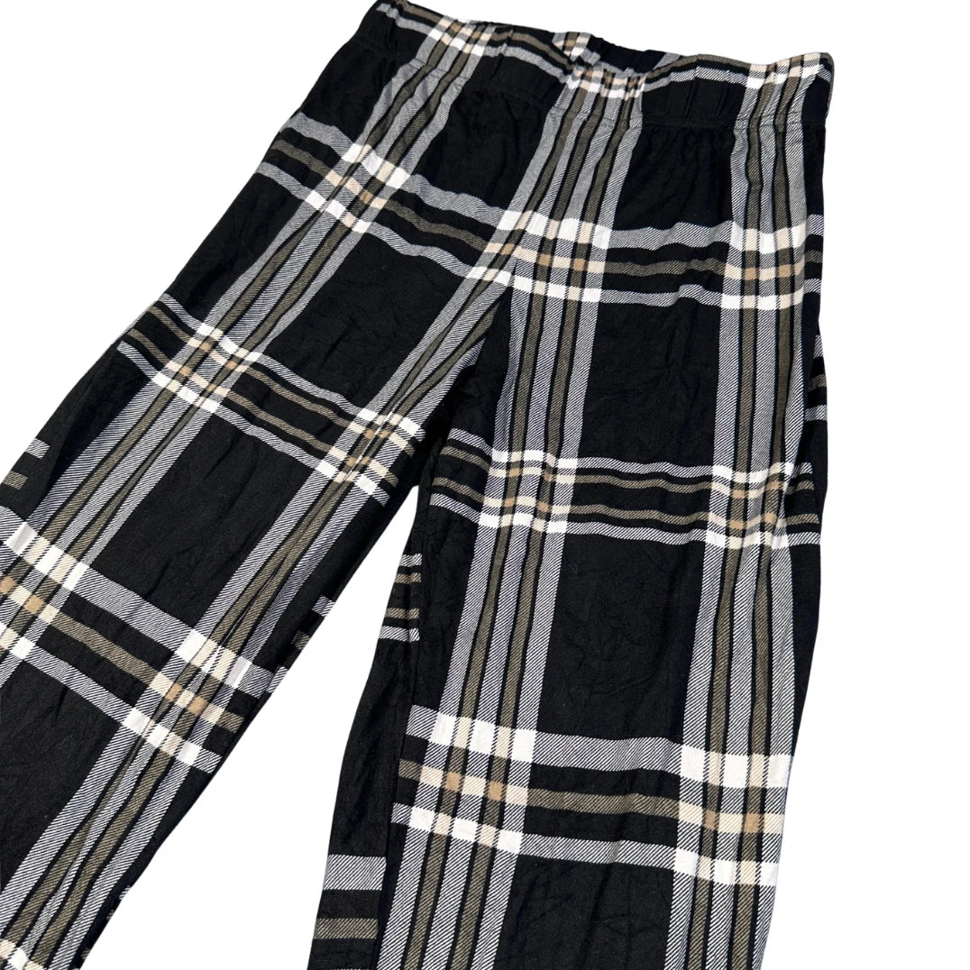 Unbranded Black Check Pajama Pants-XS
