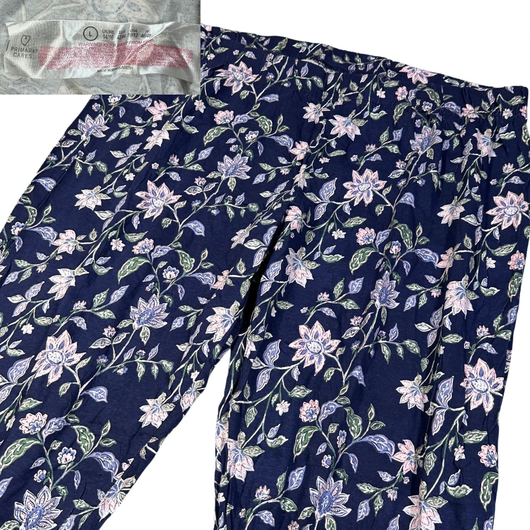 Primark® Navy Sleep Pants Floral-XL