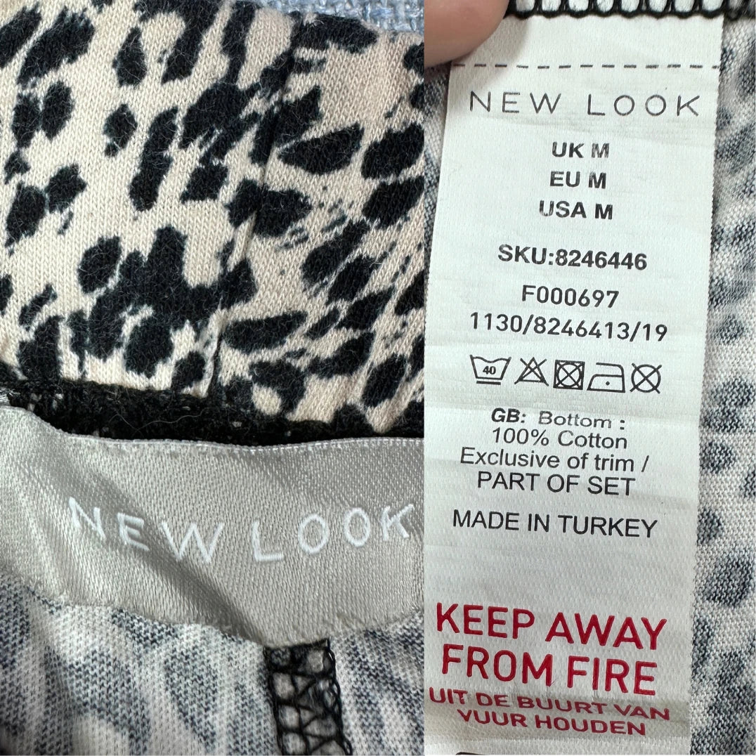 New Look® White Animal Pajama Pants-M