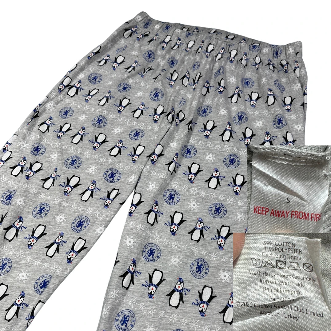 Chelsea® Grey Penguin Pajama Pants-S