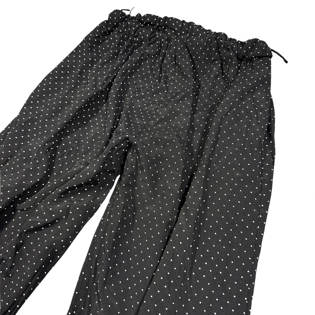 Unbranded Black Pajama Pants Polka-S