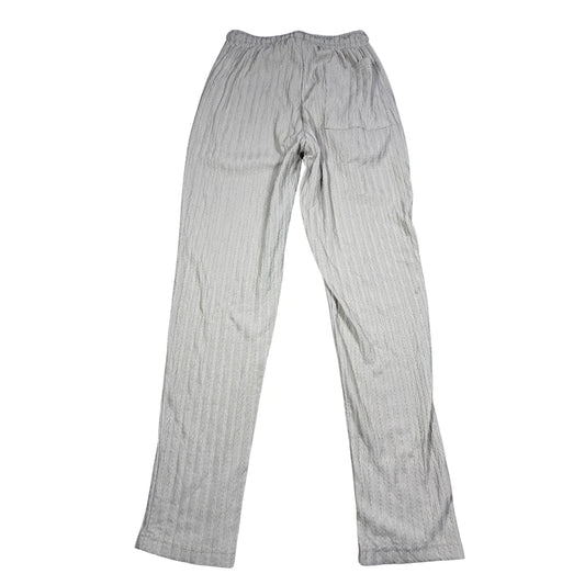 KLEIDERMAFIA Grey Women's Textured Trousers-XS Ladies Bottom