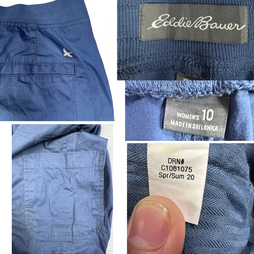 Eddie Bauer Blue Women's Jogger Pants-M Ladies Pants