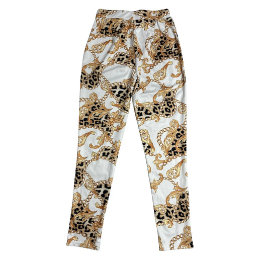 Baroque Chain Print Stretch Leggings(M)
