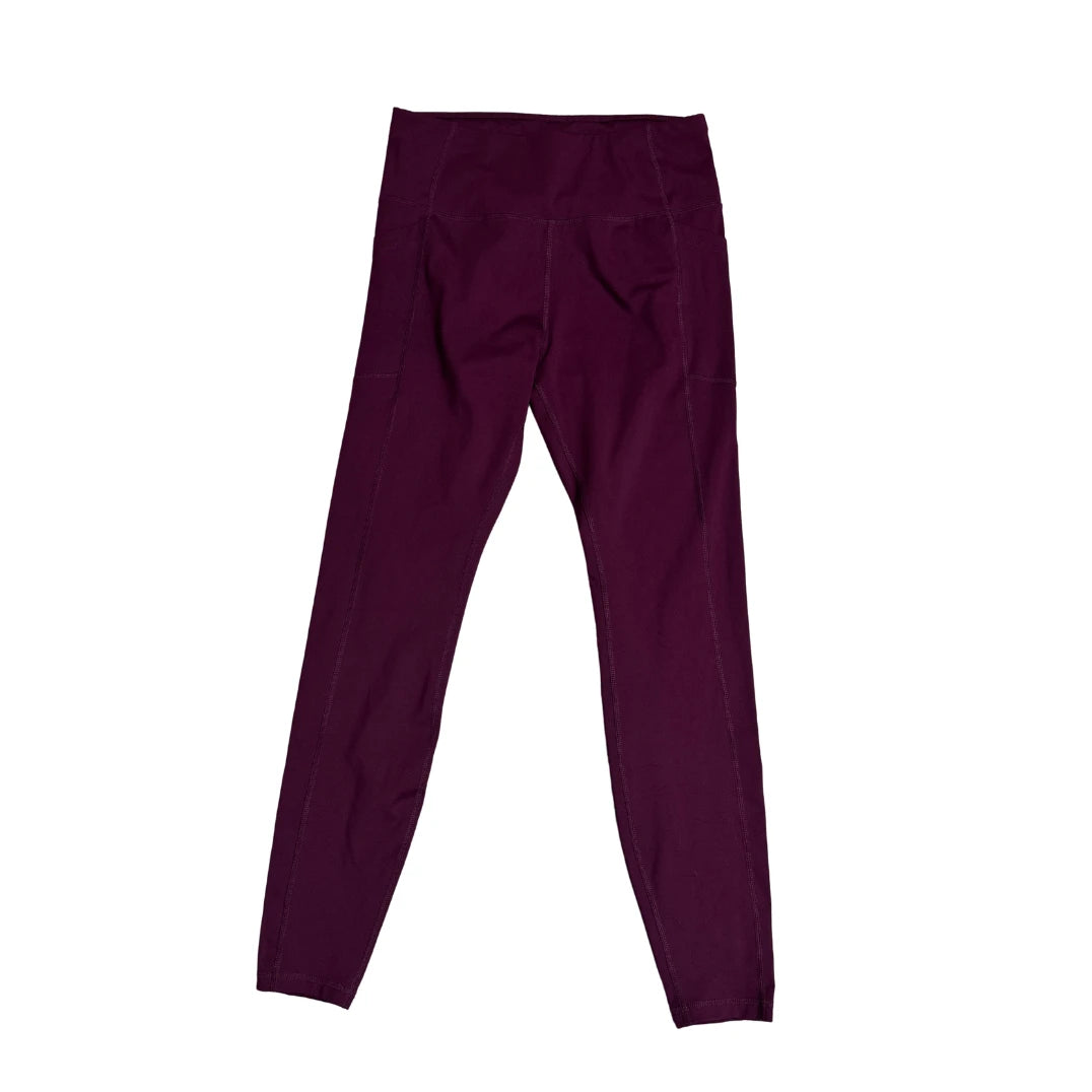 AVIA Maroon Performance Active Leggings(M)