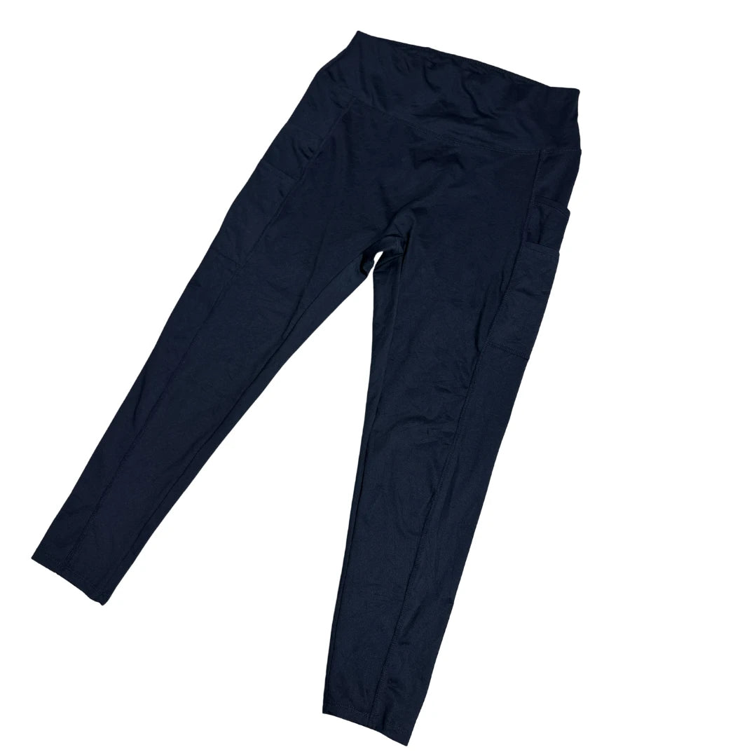Deep Navy Activewear Performance Leggings 🔵(L)