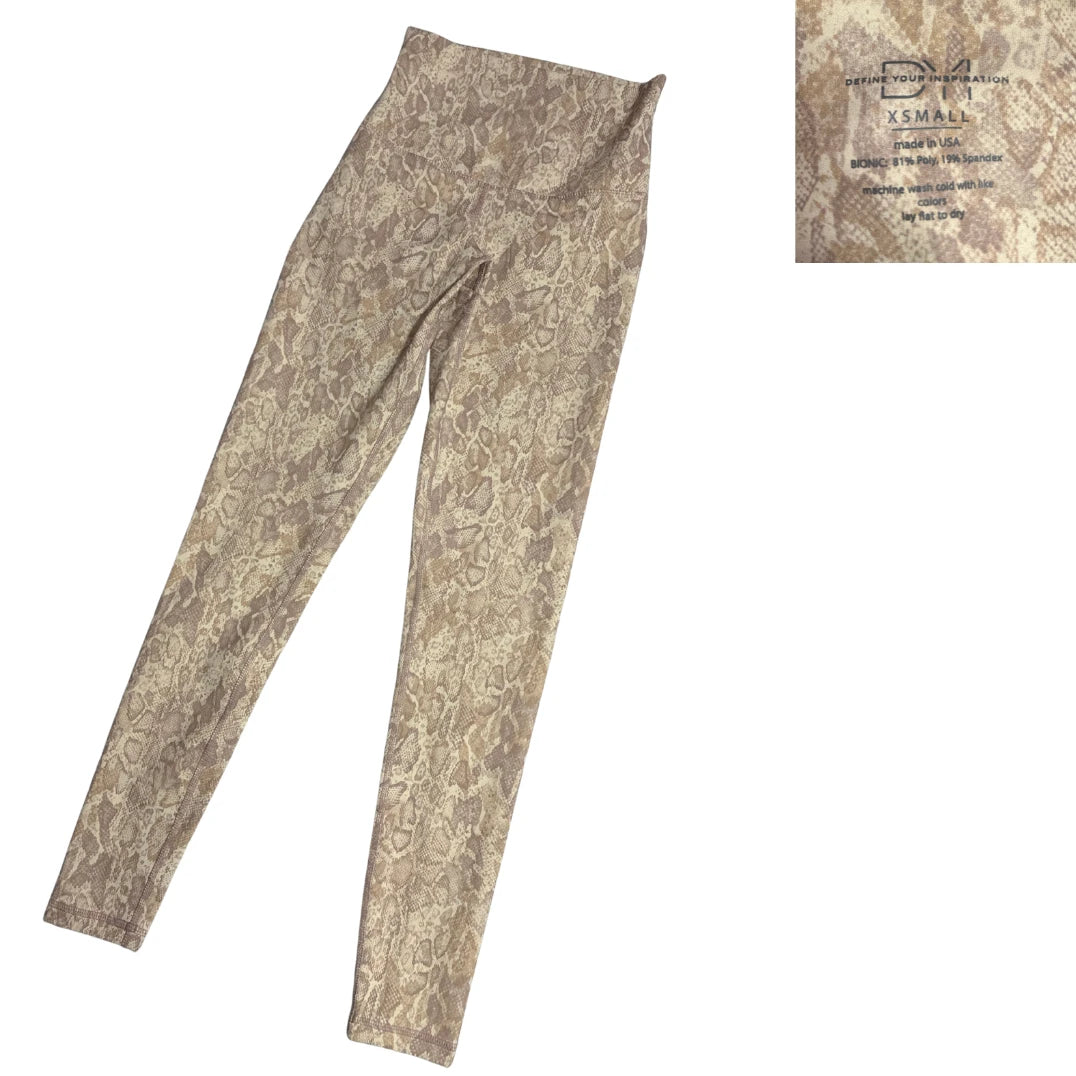 Snake Print High Waist Performance Leggings 🐍