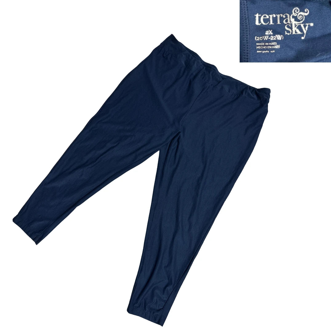 TERRA & SKY ® Classic Navy Pull On Comfort Pants 💙