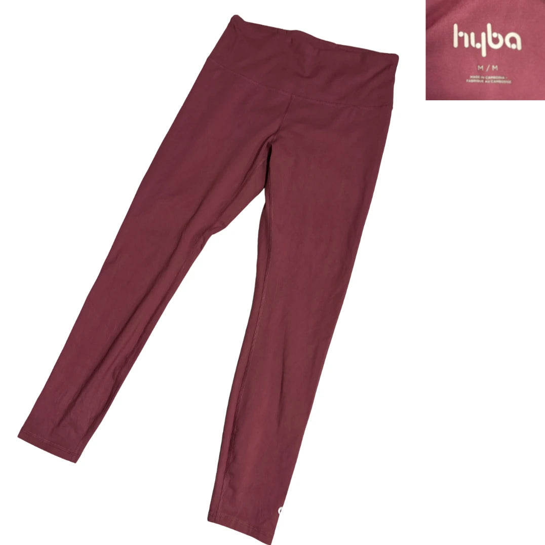 Hyba® Maroon High Rise Performance Leggings ❤️