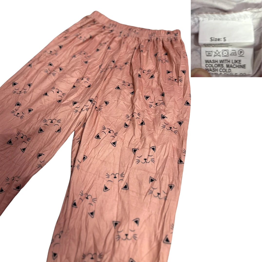 Cute Cat Print Lounge Pants 🐾