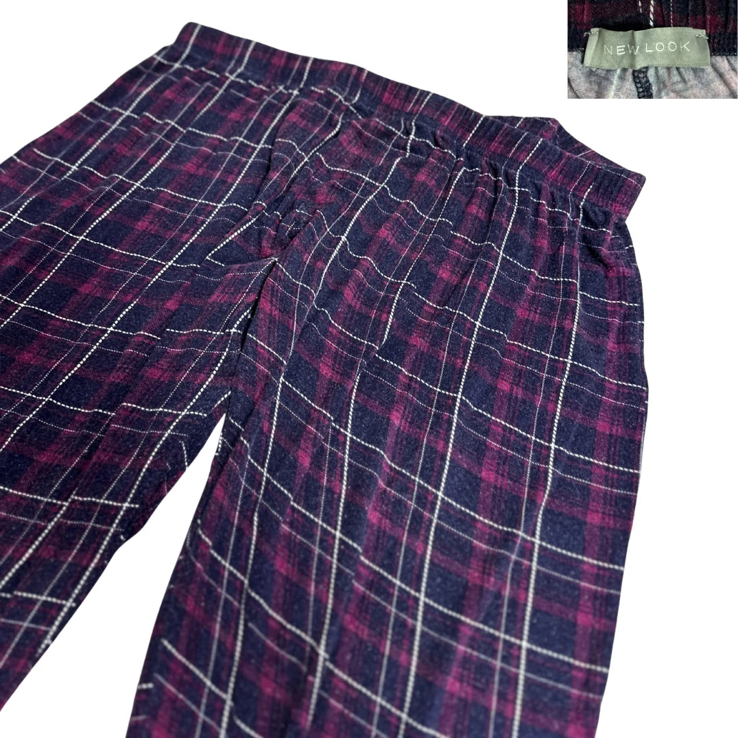 New Look® Classic Plaid Relaxed Lounge Pants ❤️💙