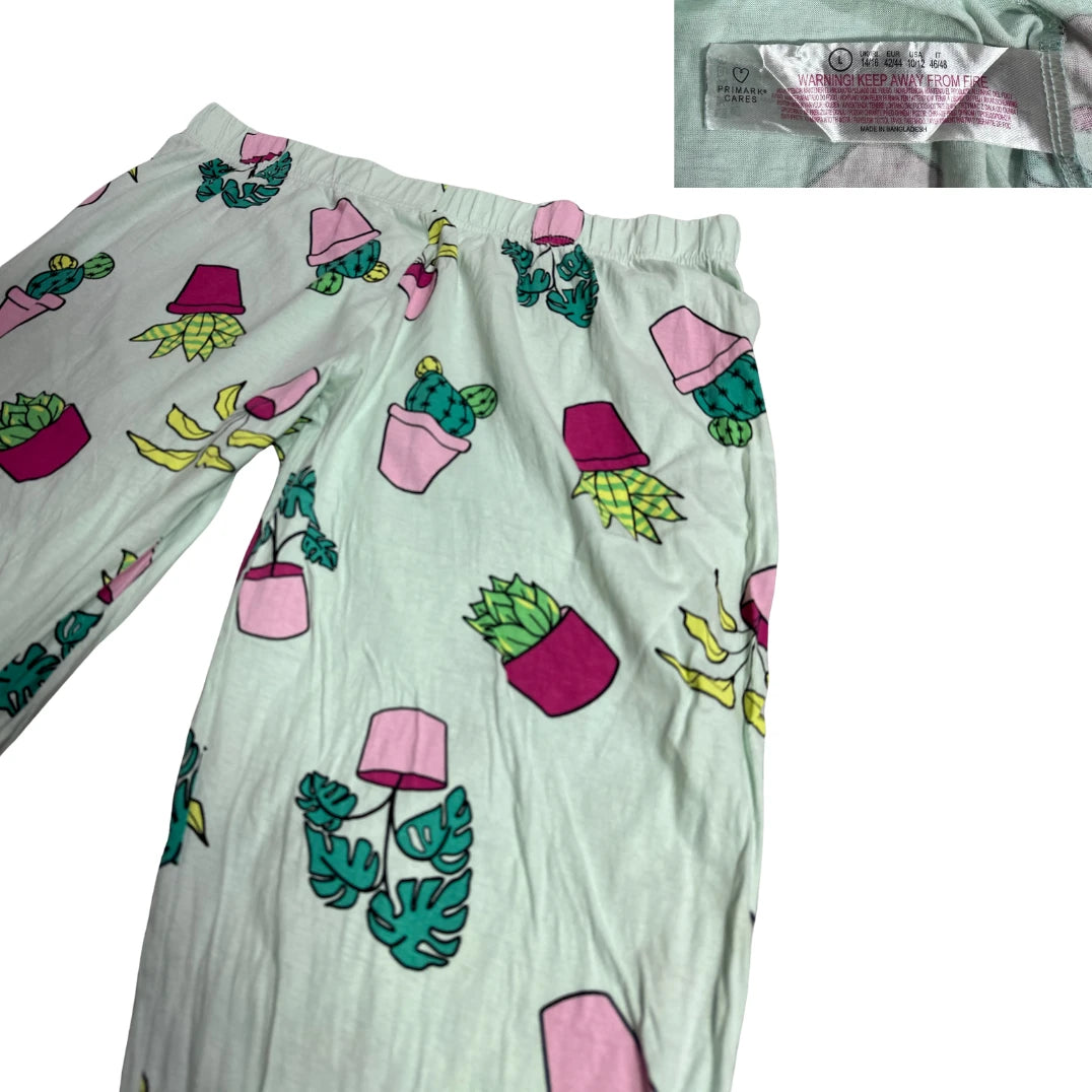 PRIMARK® Mint Botanical Print Lounge Pants
