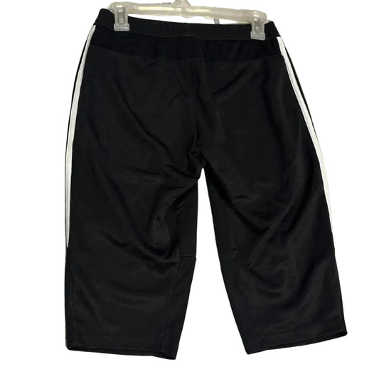Adidas® 3-Stripes Black Training Capri Shorts