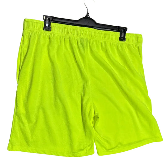 Athletic Works® Neon Yellow Mesh Shorts – XL (40-42