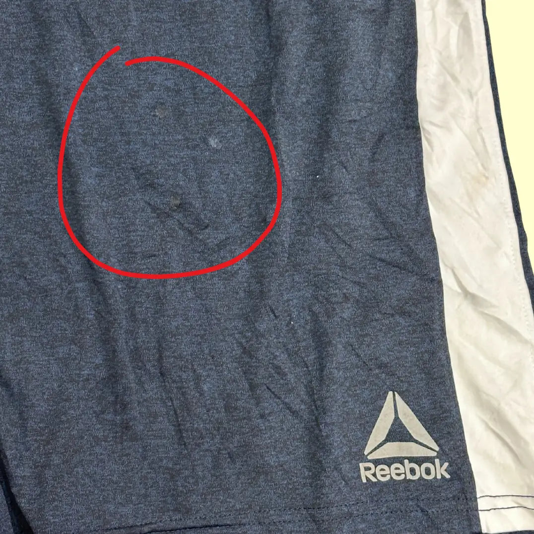 🩳 Reebok Men’s Sports Shorts – Navy Blue (Preloved, 3XL)