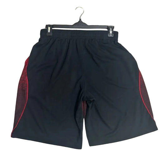 ⚫🔴 Spalding Black & Red Athletic Shorts