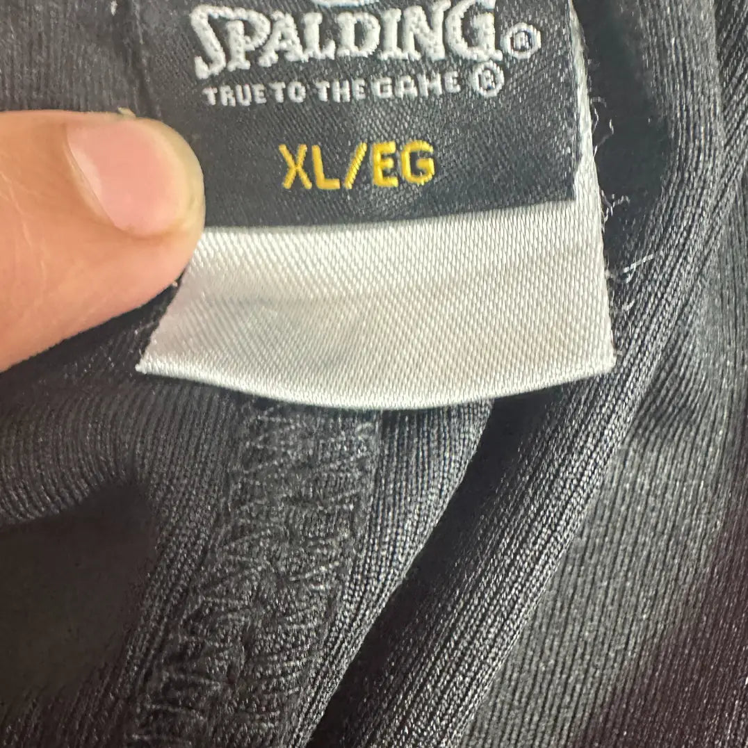 β«π΄ Spalding Black & Red Athletic Shorts