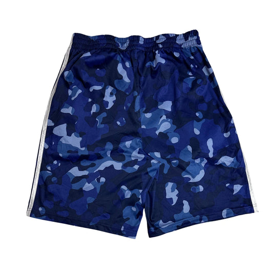 Adidas Blue Camo Training Shorts Regular Fit 🔵