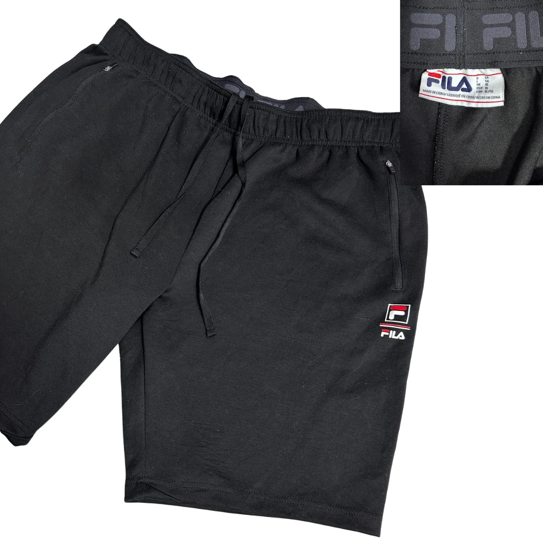 Fila® Black Performance Training Shorts 🖤